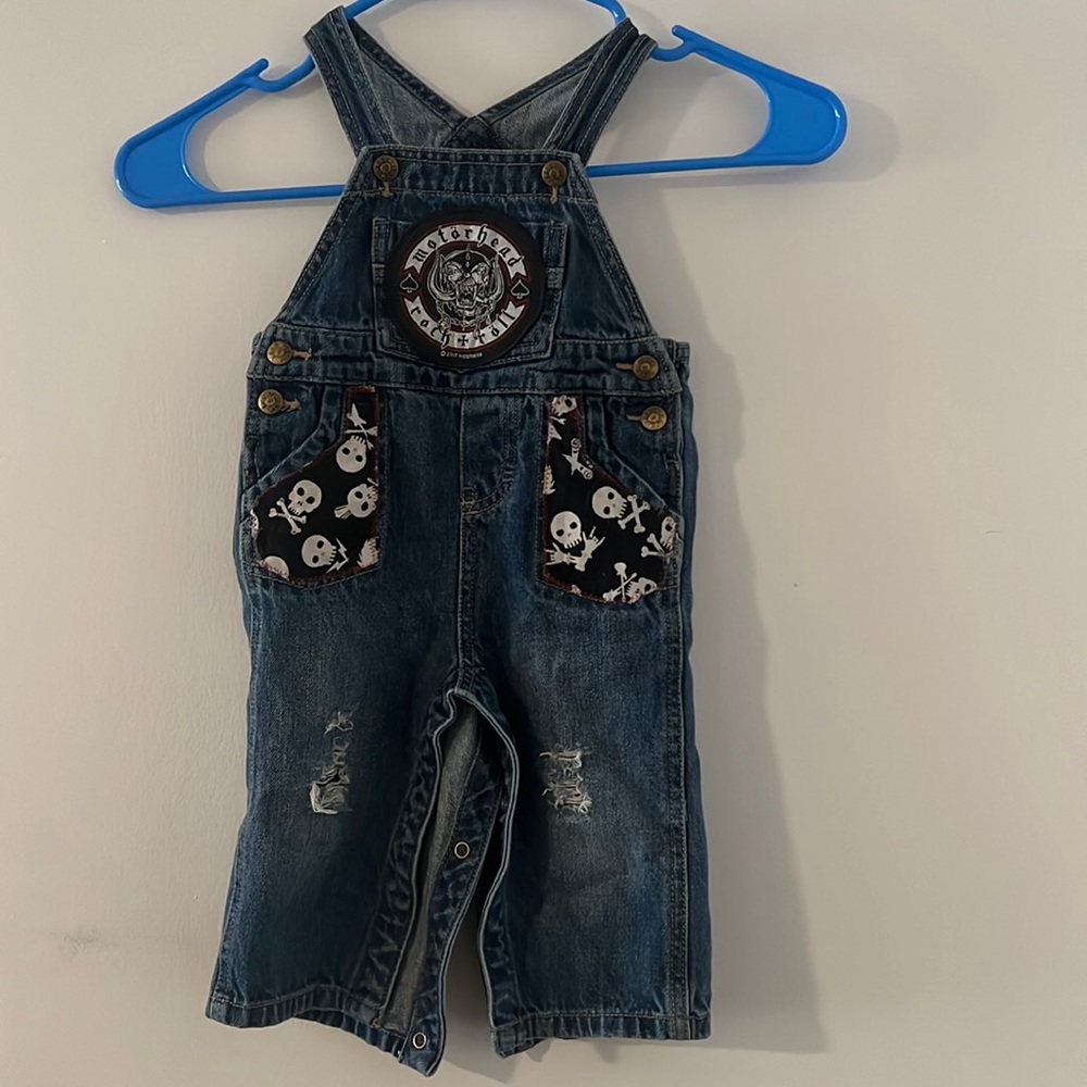 Motörhead Handmade Overalls 6-12 Months - Picture 3 of 7
